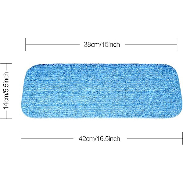 5 Pakkaa Reveal Mop -Mikrokuitupyyhkeitä, 16\" x 5.75\"