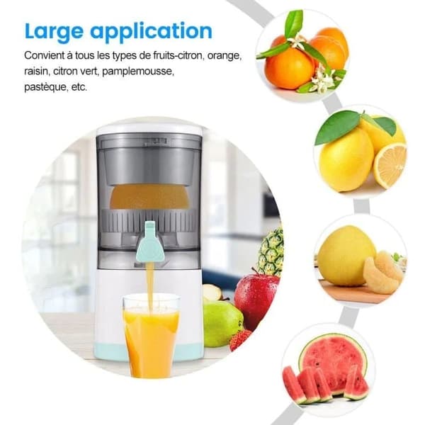 Håndfri elektrisk citruspresser til appelsin, citron, æble, tomat