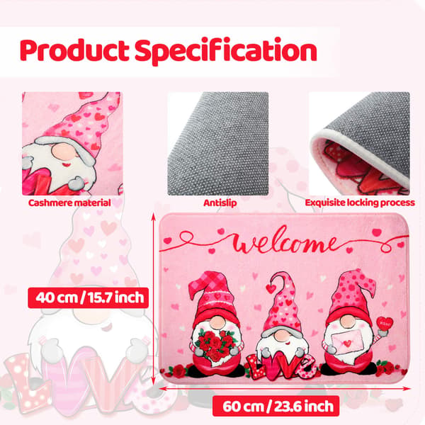 1 Valentinsdag nisse design dekorative dørmatter