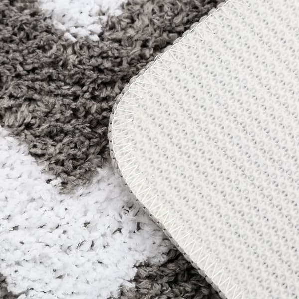 Grå, sklisikker badematte, myk mikrofiber dusjmatte, maskin
