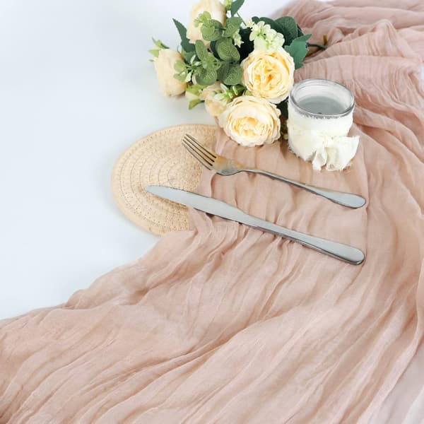 Bordløper, Chiffon Bordløper, 400 CM Bordløper for