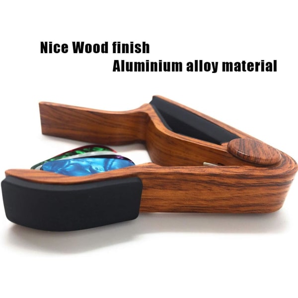 Gitarr, Alloy Flat Klassisk Gitarr Capo För Klassisk Gitarr