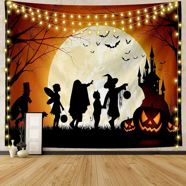 Halloween-seinätapetti, Kuun yön lepakko-tapetti, Juhla