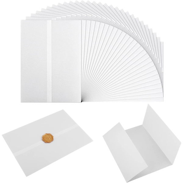 50 st 13x18cm Papper med för Bröllop Brud dusch Baby dusch