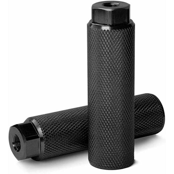 1 par skridsikre cykelpedaler i aluminiumlegering, BMX-pedaler, cylindrisk fodstøtte til BMX-cykler, cykelpedal, fremstillet af kraftig aluminiumlegering - til cykelstunts
