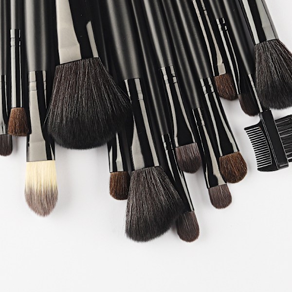 24 professionelle og eksklusive makeupbørster