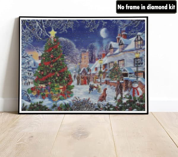 5D Diamantmaleri Gate, Diamantbroderi Jul,