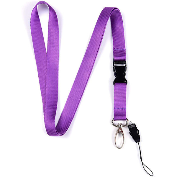 3-delt nakkelanyard, kontor lanyard med avtakbar spenne for