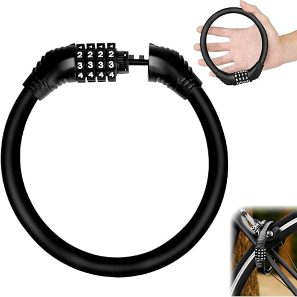 1 Sort Cykel Lås, El-Scooter Lås, Scooter Lås
