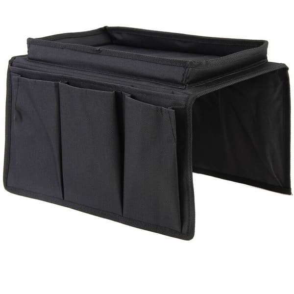 Armlæn Organizer Sofa Opbevaringsstrimmel Bakke Multi-Pocket Telefon Maga