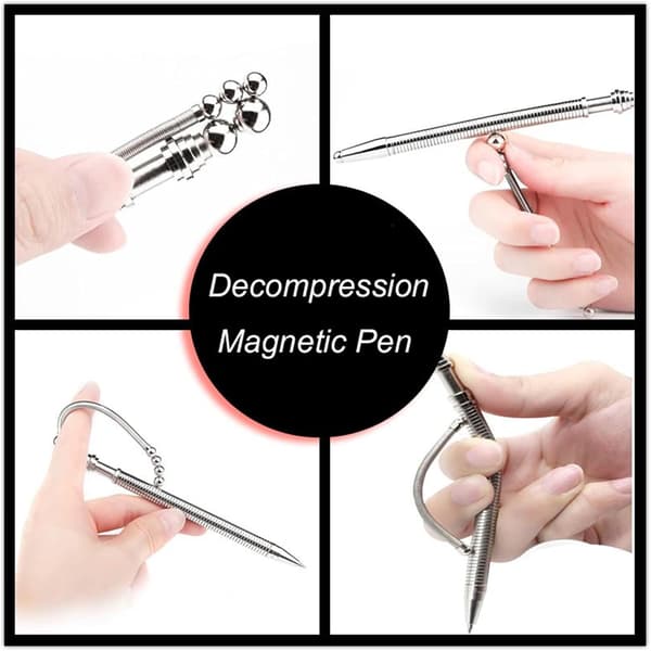 1 styck tryckreducerande magnetisk penna kreativt tryck
