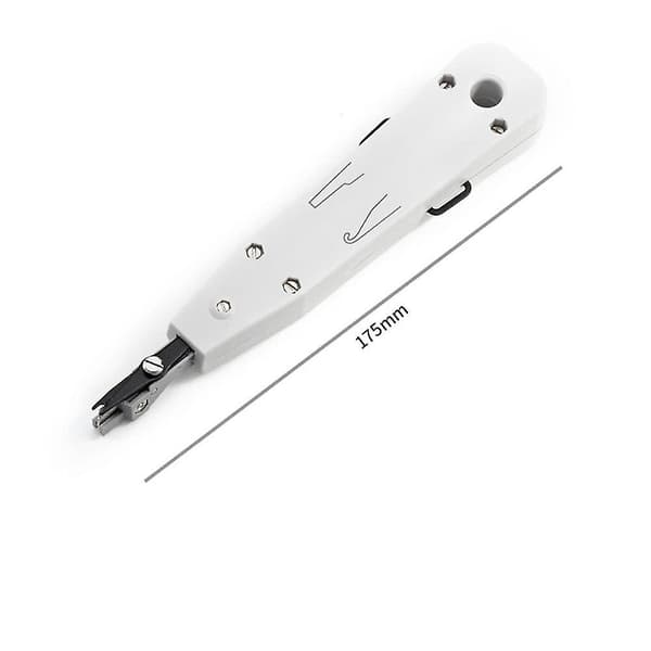 Netværkskabeltester RJ45 Netværksstempel Push Down Tool Telefonstik Indsættelse