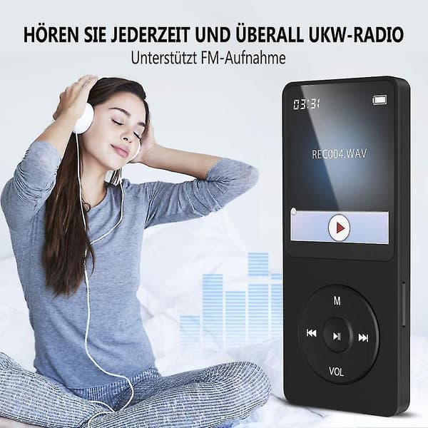 Mp3-afspiller Bluetooth 5.0 Sport 64 GB