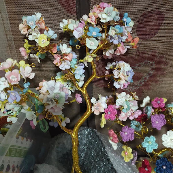 100 stk. Blomsterhoveder, Mini Kunstige Flerfarvede Tusindfrydhoveder,
