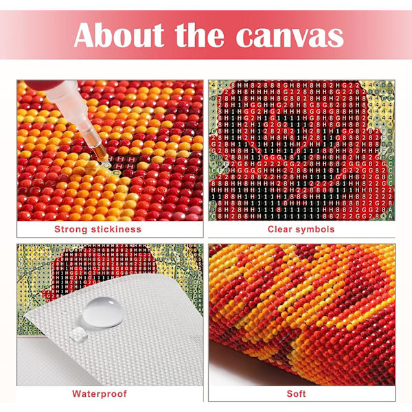 5D komplett 30x40cm landskapsinredning DIY diamant