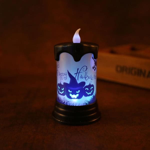 Halloween Lys LED Græskarlys - Batteridrevet LED