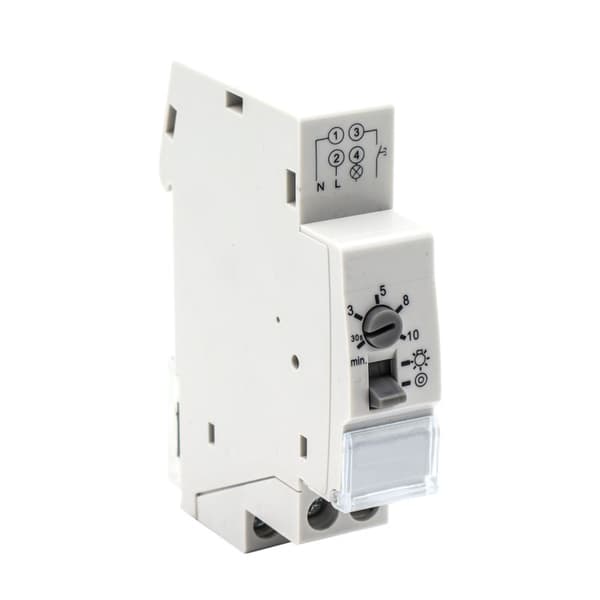 AC 110V/220V trapptimer, automatisk timer för trapphus, strömbrytare för varmvattenberedare, etc.