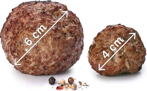 Kødbolle Maker Sæt (sæt af 2) - til at lave fyldte kødbolleforme