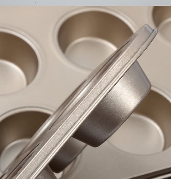 Muffinform til cupcakes, bageform til hjemmeovn, pudding