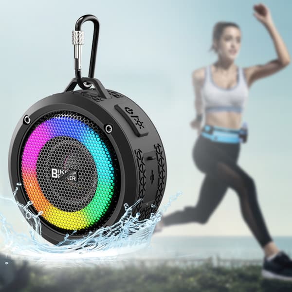 Vattentät Bluetooth-duschhögtalare, Bärbar IPX7 Utomhus