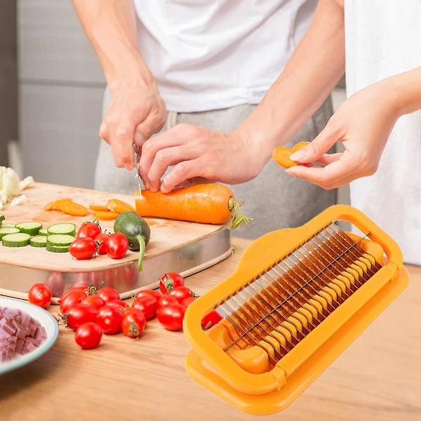 Varmskorvsskärare, Multifunktionell Korvskärare i Rostfritt Stål Bananköksverktyg för Skärning