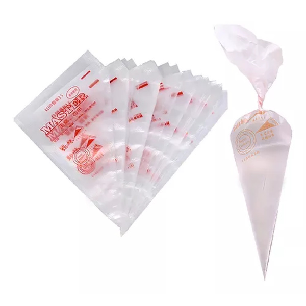 Aleissi 100 Engangs Sprøyteposer for Baking 24cm eller 10 tommer