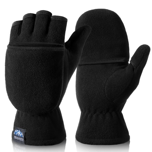 1 par sorte L vintervarme handsker
