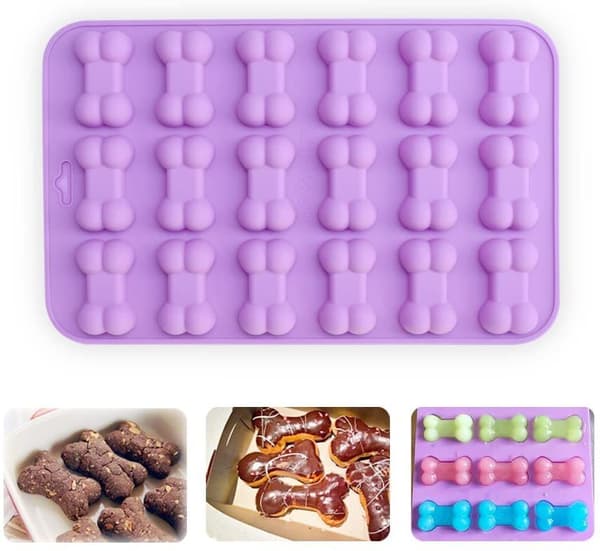Silikonform Marshmallow Bjørne, 18 Former til Chokolade & Kager,