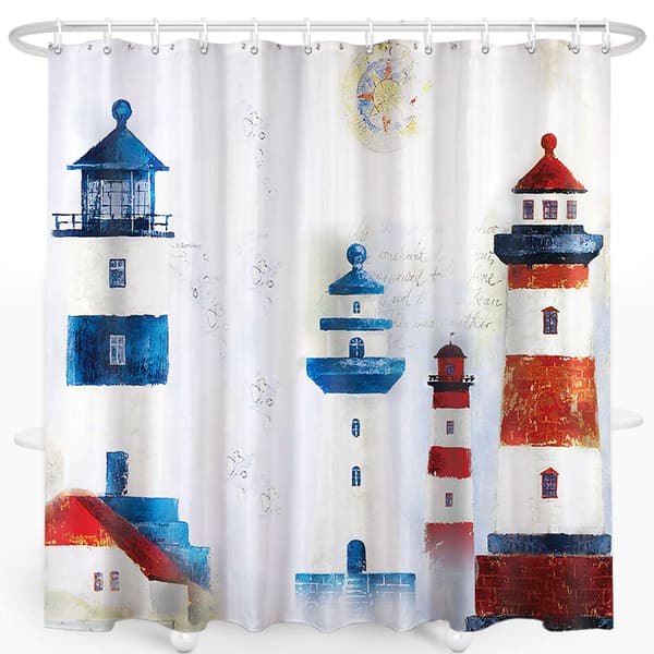 Lighthouse dusjforheng vanntett polyester stoff