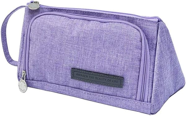 Multifunktionell Pennfodral med Stor Kapacitet Premium Canvas