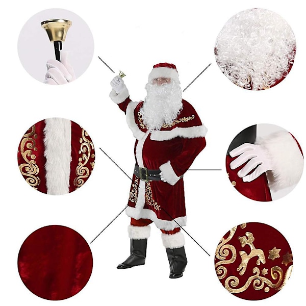 Jultomtekostym Jultomtekostym Plus Size 5xl