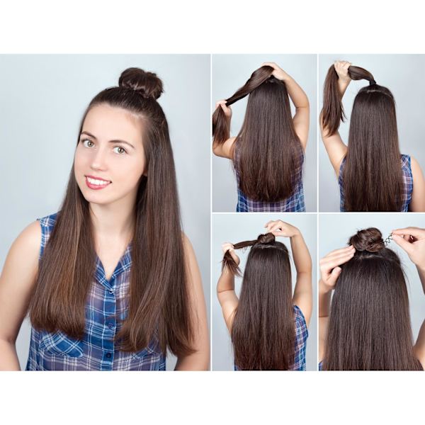 20 Spiral Hårnåle DIY Hårstyling