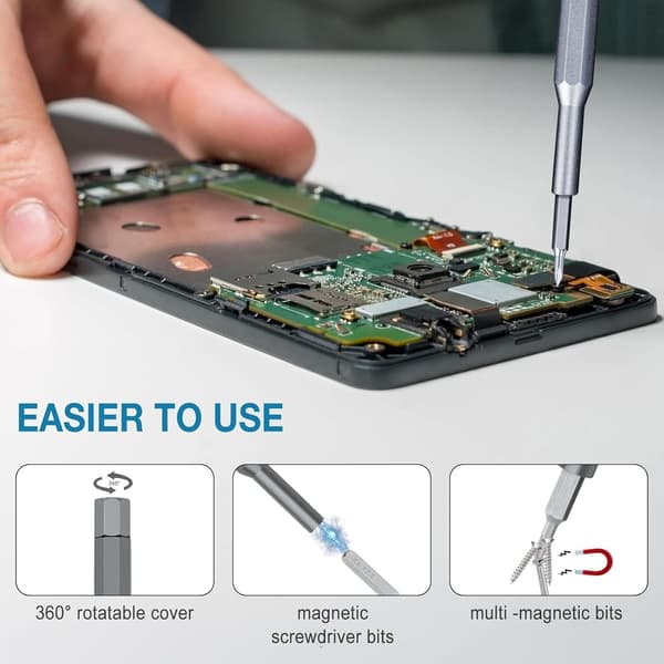 Professionelt Magnetisk Mini Reparationsværktøjssæt til Telefon, Computer
