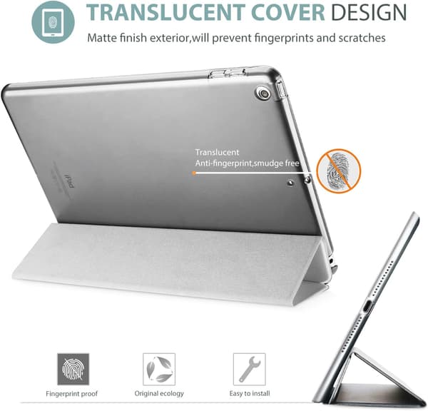 Smart Case til iPad 9,7 tommer iPad 6. / 5. generation Case 2018 2017 (Model: A1893 A1954 A1822 A1823), Ultra tynd let