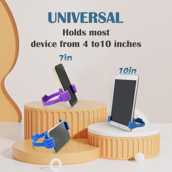 Tablet Stand Cradle – Universal Justerbar Fleksibel, Sort