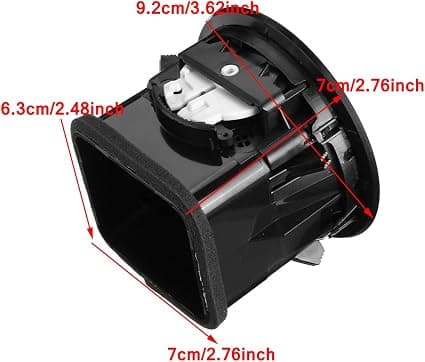 13417363 13365420 sort, aiuphing ventilationsdyser ABS ventilationsudløbsdæksel