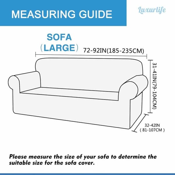 3-seters sofaovertrekk supermyk toseters moderne oppgradert sofaovertrekk