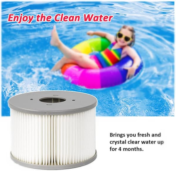 2 stk. Hot Tub Filter til MSpa Oppustelige Pools, Filterpatron