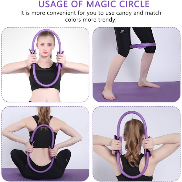 Yoga Pilates Ring, Pilates Modstandsrings, Multifunktionel