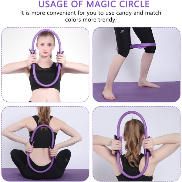 Yoga Pilates Ring, Pilates Motstandsring, Multifunksjonell