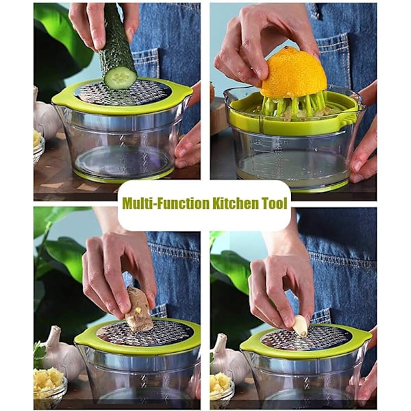 Fire-i-en manuell juicer, manuell juicer, multifunksjonell