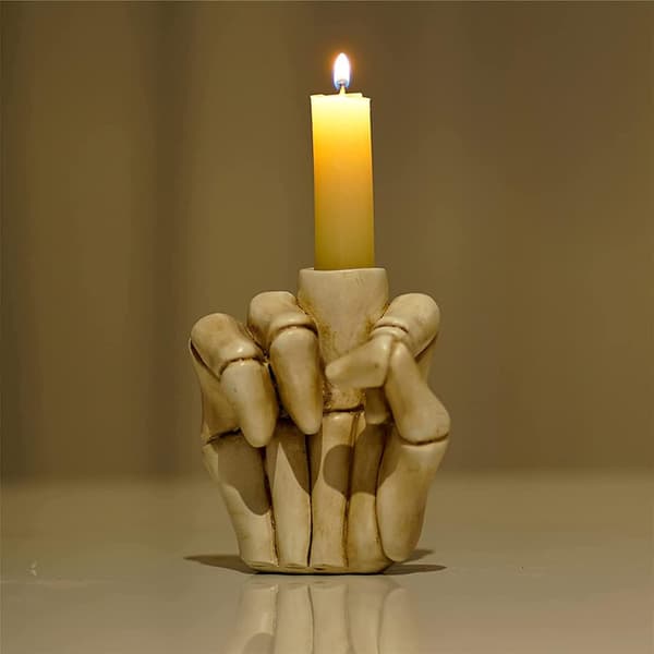 1 stk Finger Lysestake Midtfinger Telysholdere