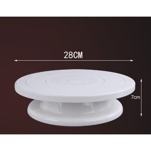 Kagebakke Kage & Konditor Drejeskive 360° Roterende Stativ Display