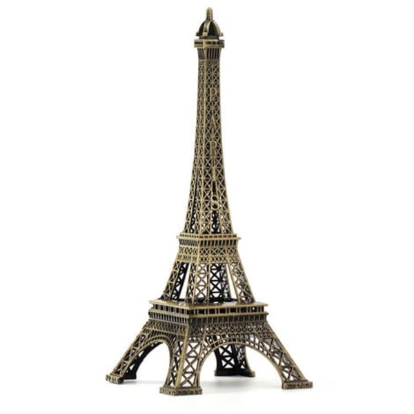 Eurooppalainen retro Pariisin Eiffel-torni metalli taottu rautamalli työpöydälle