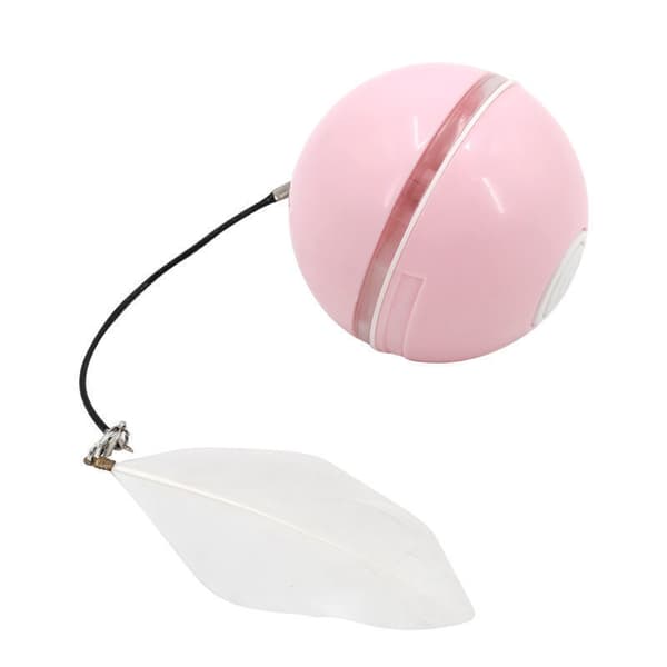 Interaktiv kattboll med LED-ljus, Interaktiv