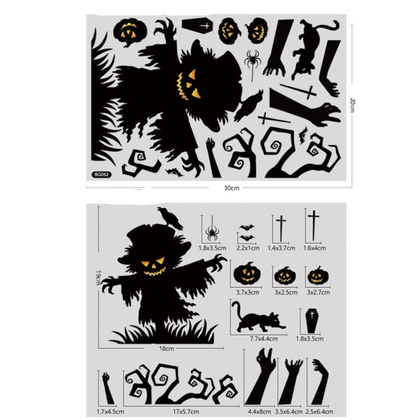 5 suurta Halloween-ikkuna-tarraa