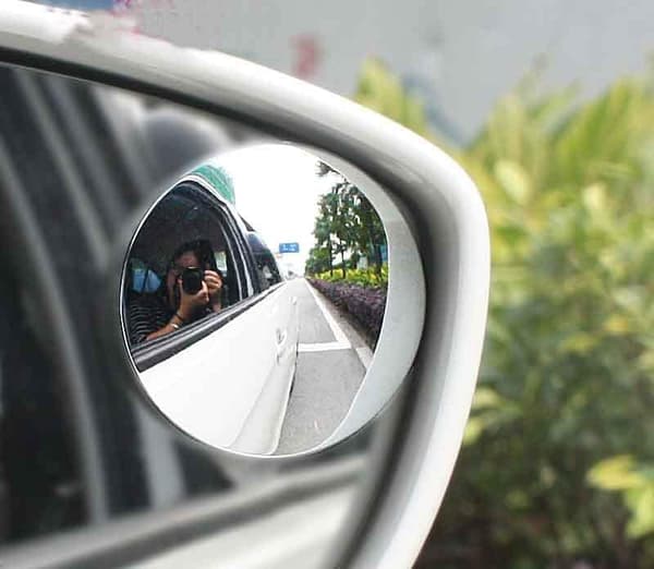 2 Pak Blind Spot Spejle, Runde Rammeløse Spejle med 360