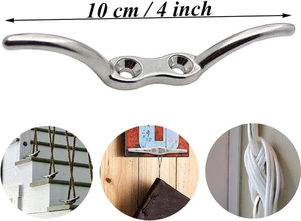 4-pack rostfritt stål spikkrok 100 mm mast repkrok repspik