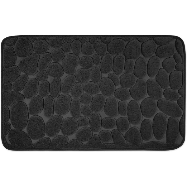 Bademåtte med Memory Foam, Skridsikker Bademåtte, Vaskbar og Hurtig