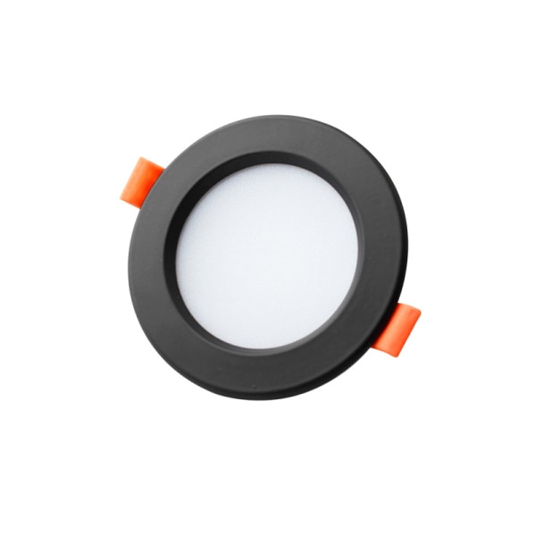 Nedfældet LED-panel, LED N / a sort strøm 4 tommer / 12W (varmt